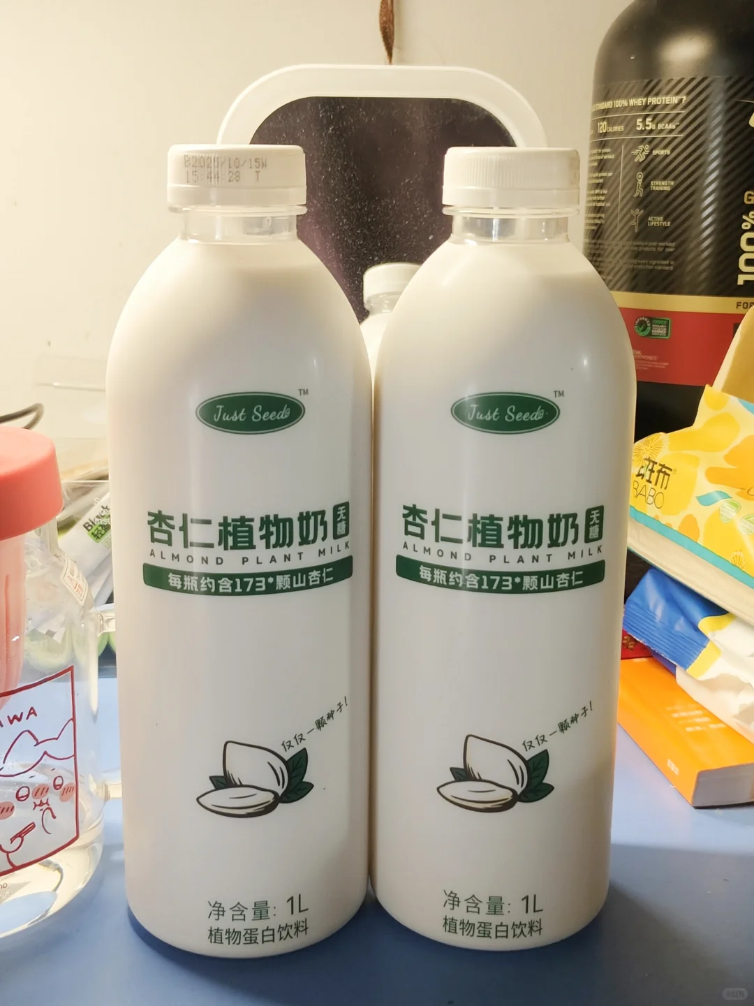 低卡无糖杏仁奶分享！每百毫升才30kcal
