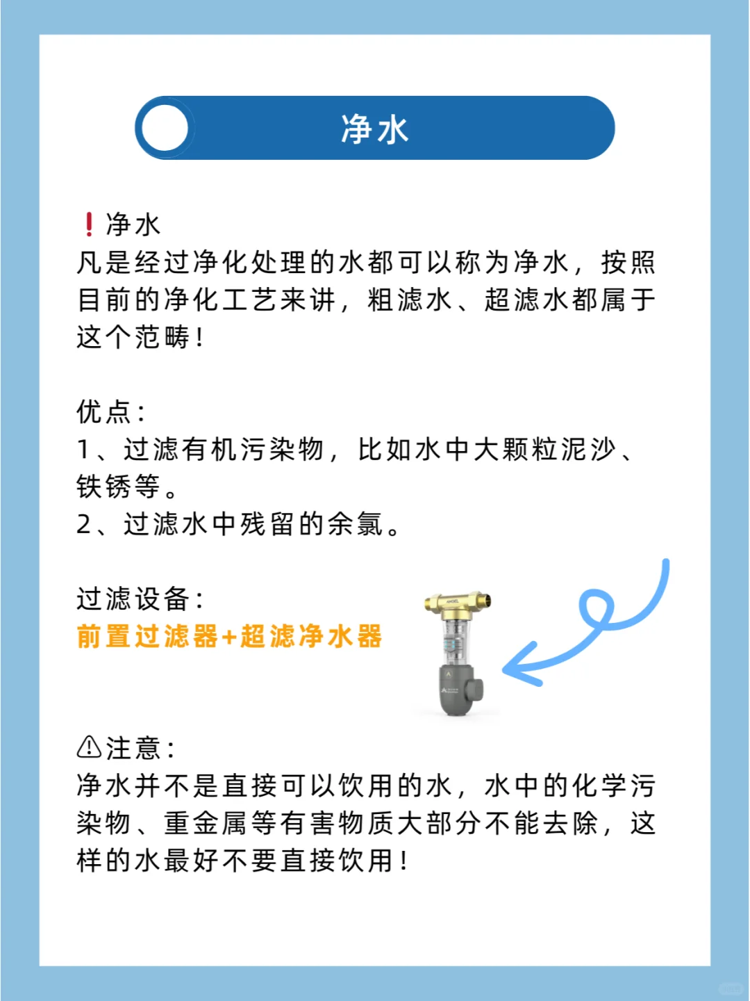 净水、纯净水、软水到底有什么区别呢?