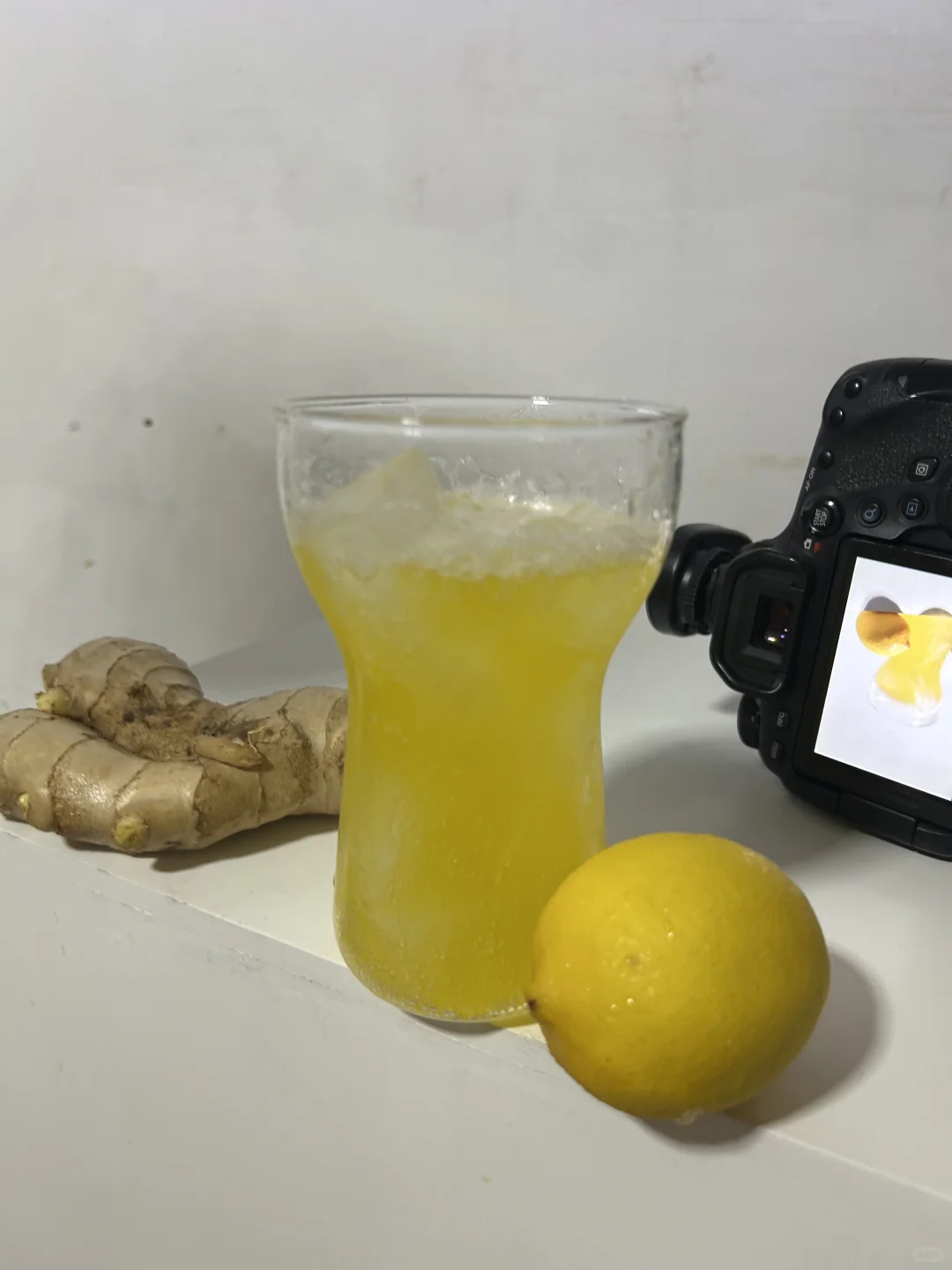 摄影灵感，生姜柠檬汽水系列.?