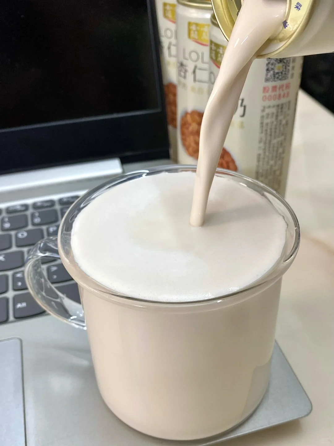 这个杏仁奶，大可不必这么好喝！！