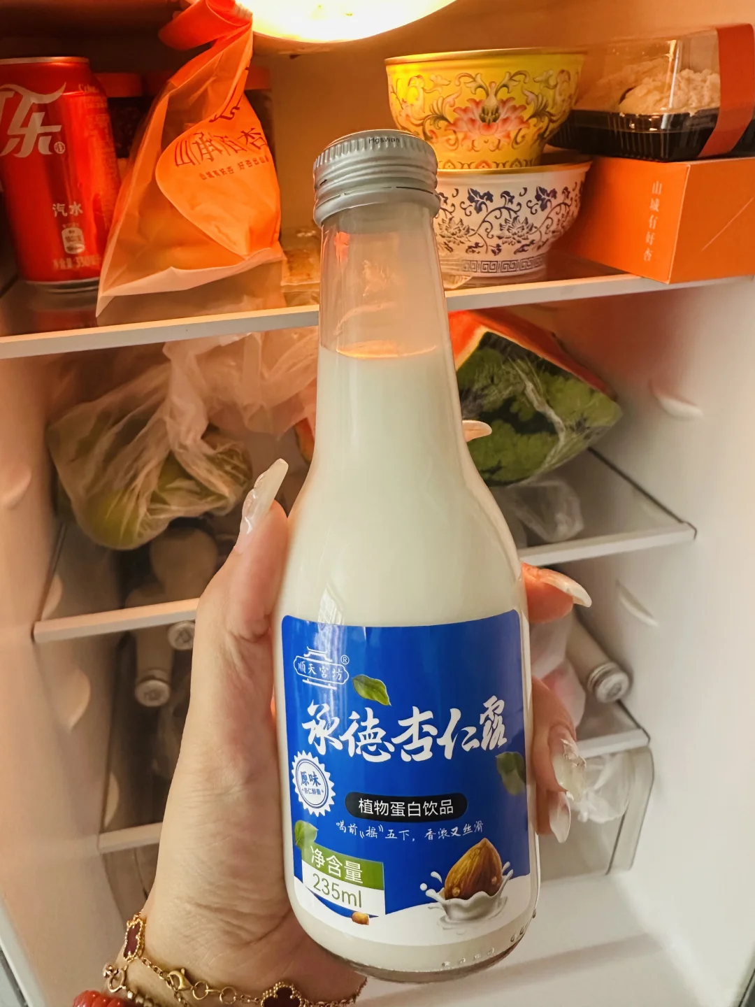 我真的要被这个杏仁露夸爆了！