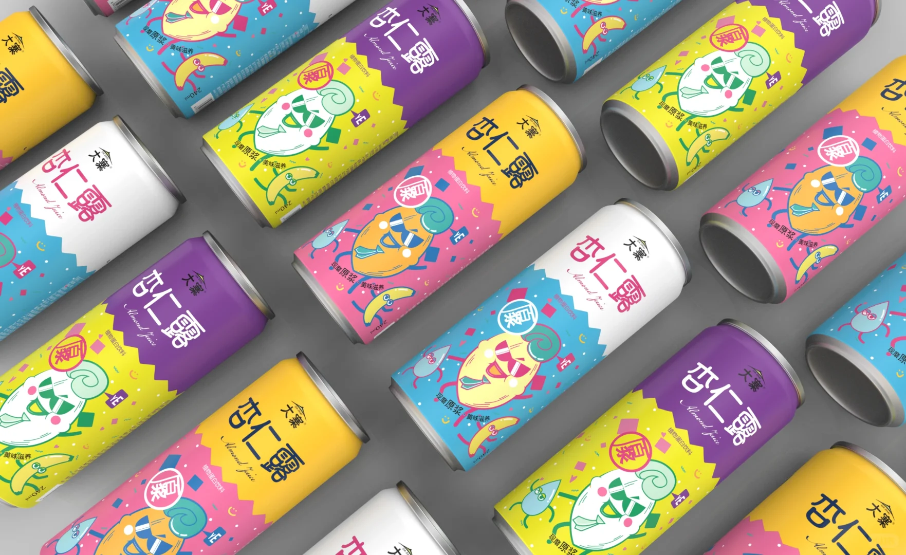 原创（杏仁露饮品包装设计）???