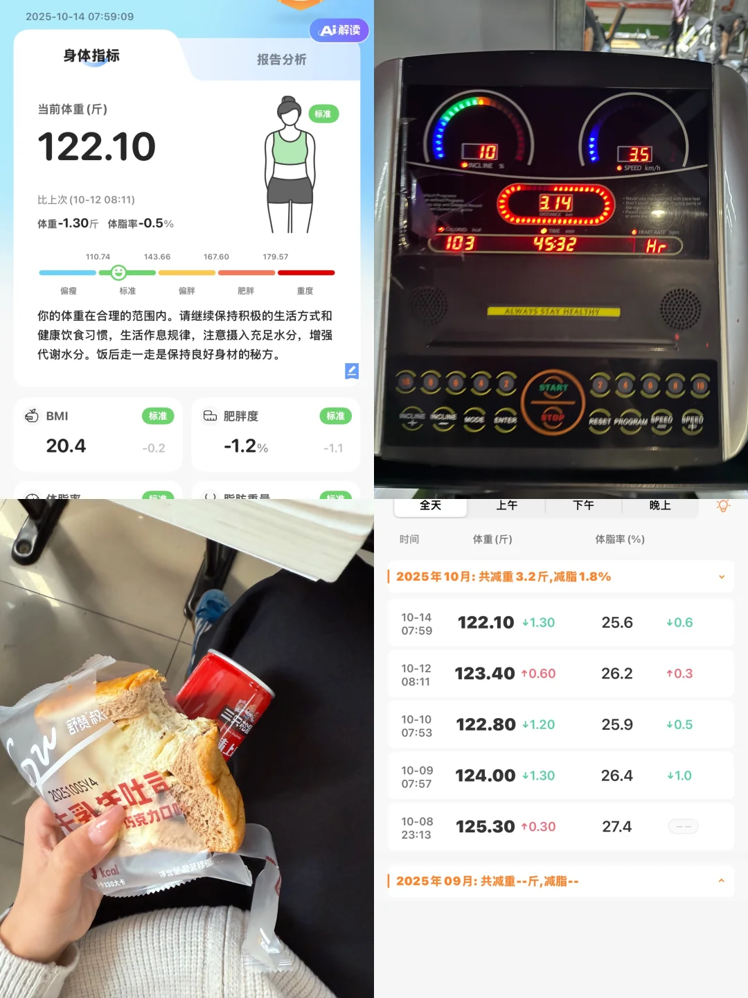 173｜125在校女大想元旦前瘦到110都做了什么