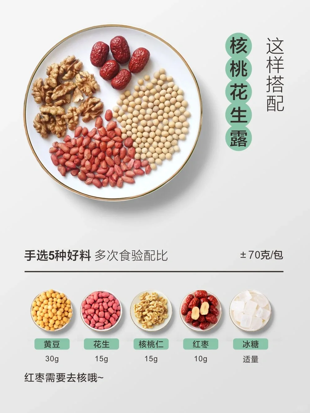 全家都爱的核桃花生露，营养健脑抗衰老