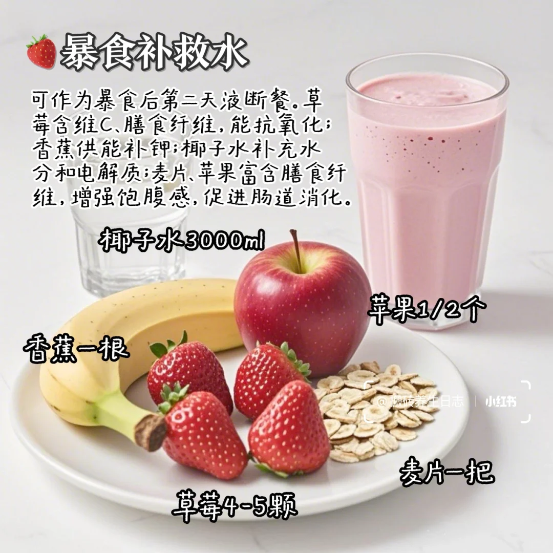 果蔬汁✨配方➡️一键逆袭熬夜、暴痘、暴食、暴碳