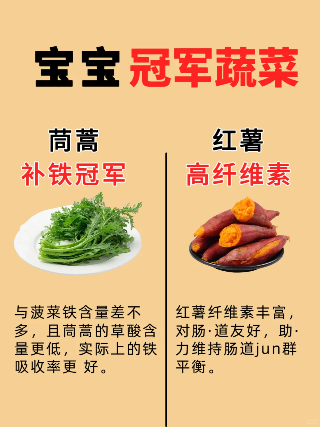 轻松养出壮?娃娃，蔬菜冠?军来帮忙