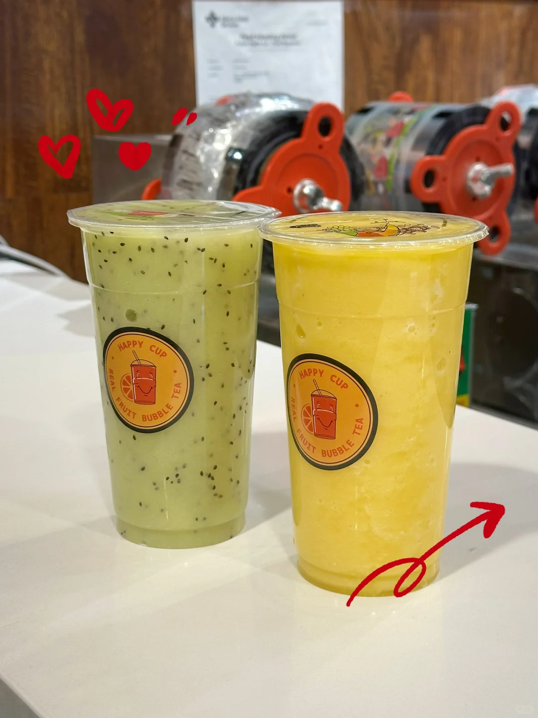 卡尔加里纯水果冰沙饮料店 Happy Cup