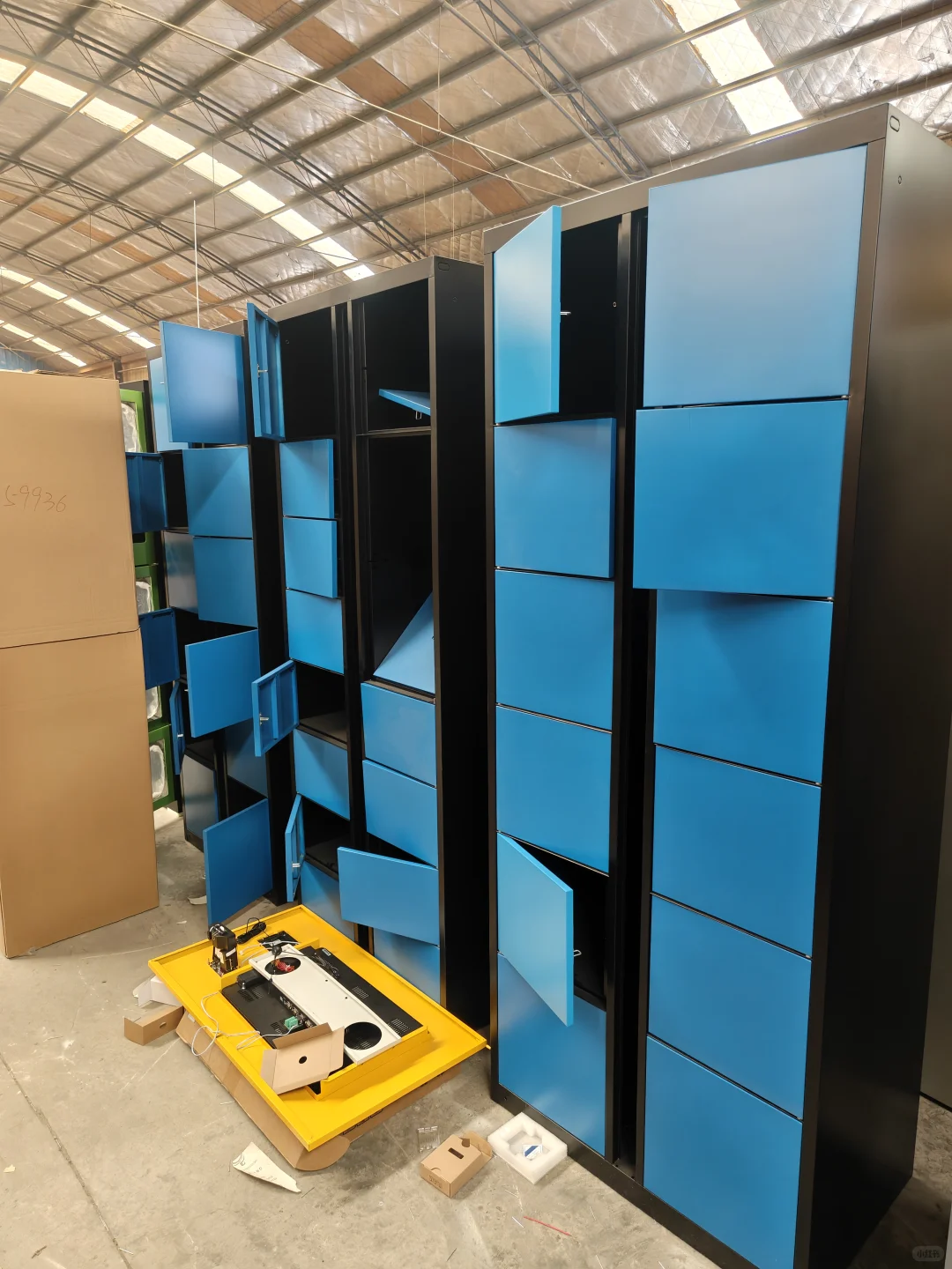 智能储物柜手机柜工厂实拍：品质从源头开始