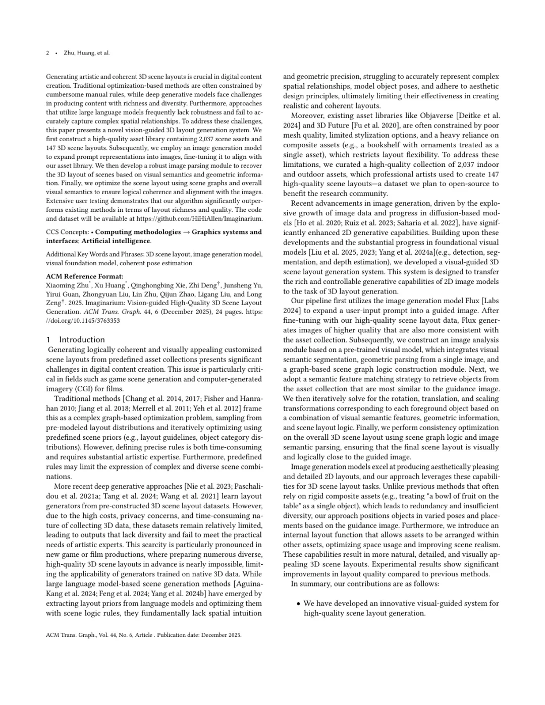 Imaginarium：视觉引导3D场景生成