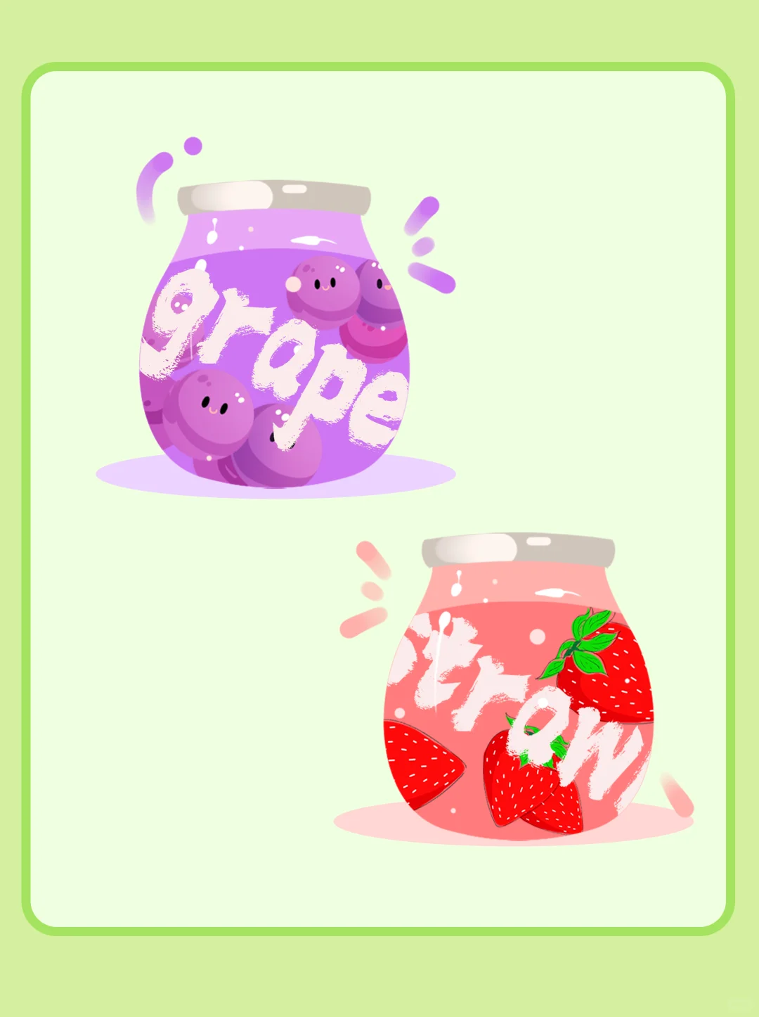 多彩饮品 I 把劲爽画进饮品中~~