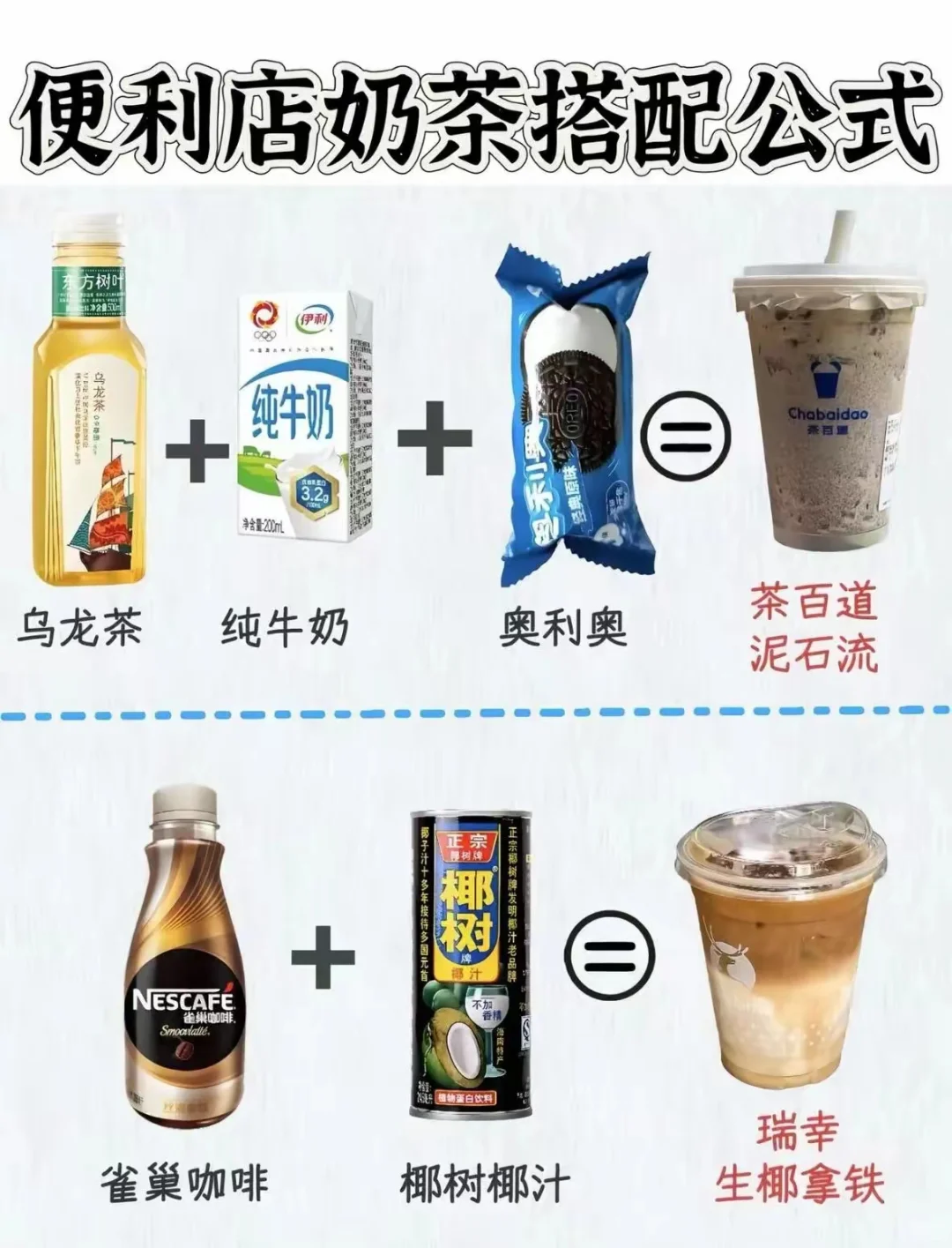 便利店5元喝出20元奶茶！7个隐藏搭配快抄