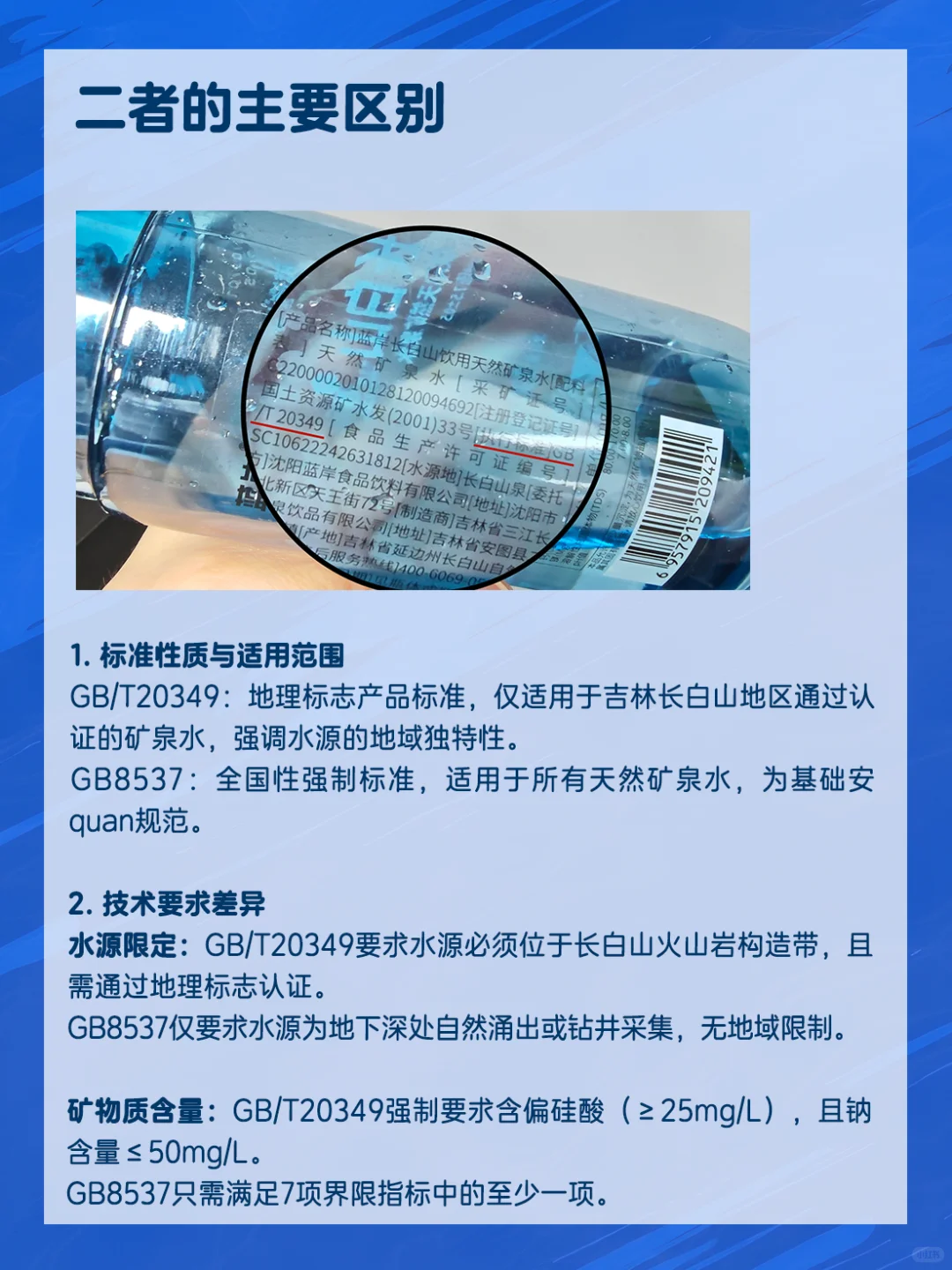 选品质矿泉水，别看广告，看标准！