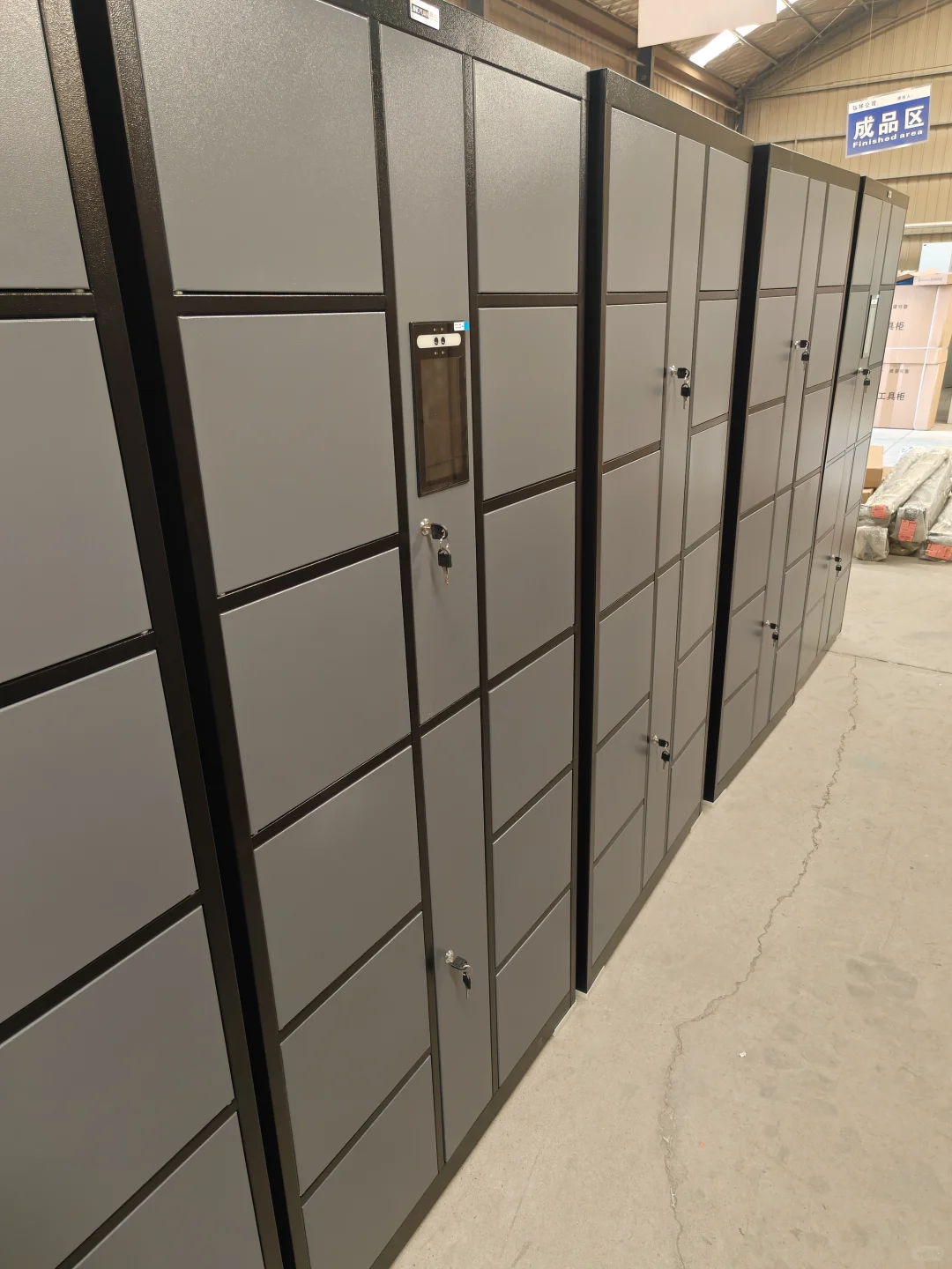 智能储物柜手机柜工厂实拍：品质从源头开始