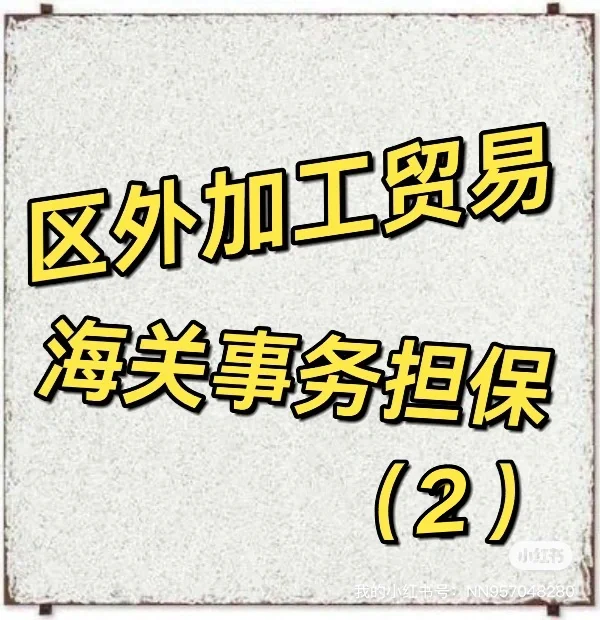 区外加工贸易海关事务担保-2