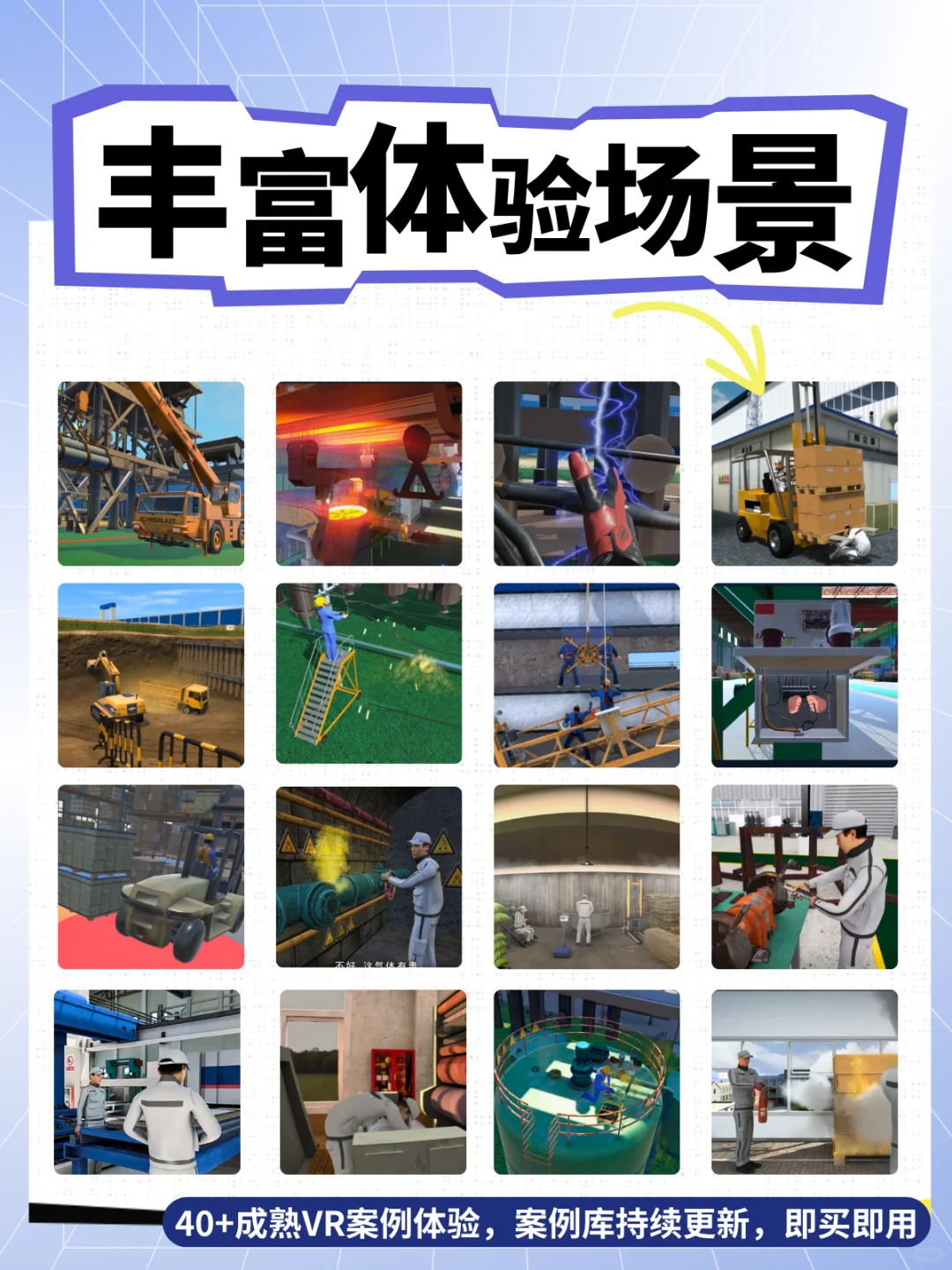 全场景VR智能解决方案，适配多种培训场景！