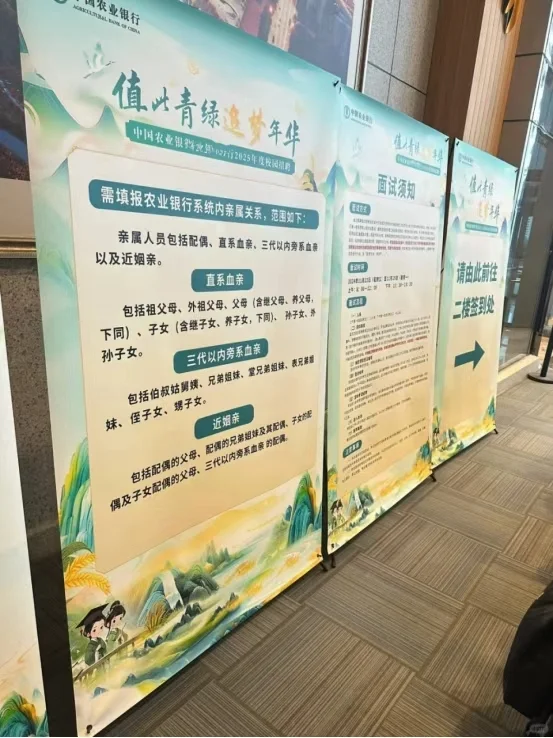 今年参加农行面试的看过来