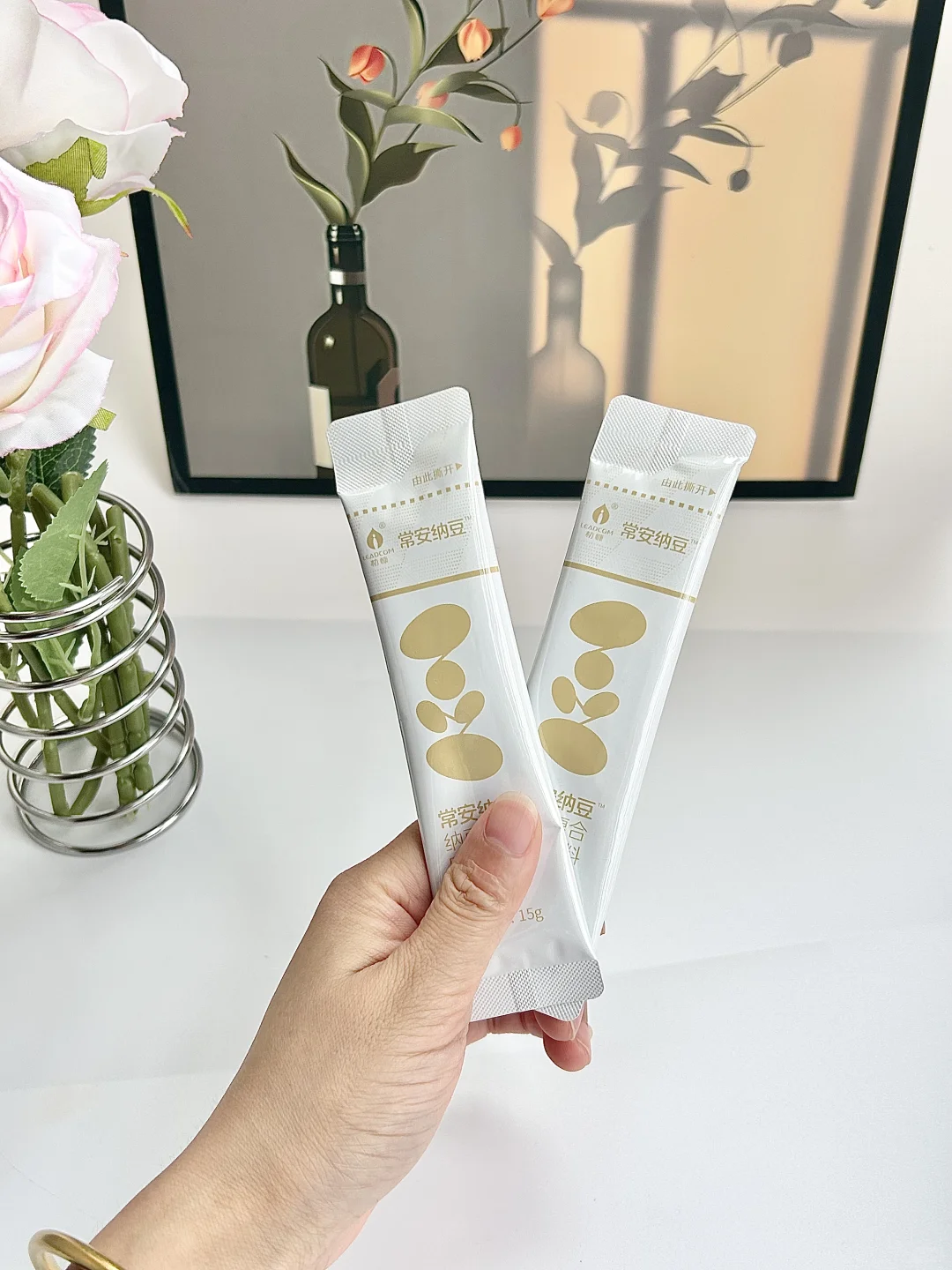 这固体饮料，每天一条很方便哦～