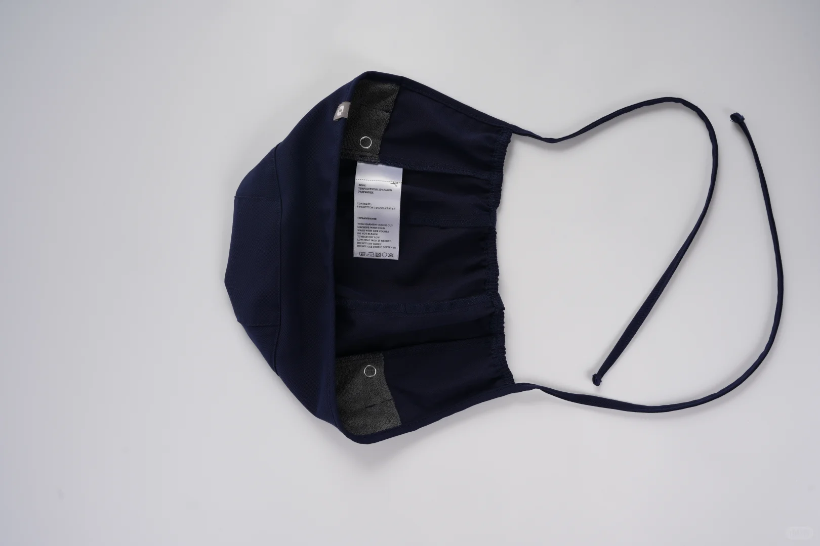 藏青手术帽｜防勒耳+调节带的神仙细节！