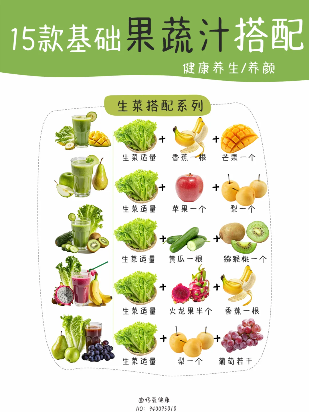 健康饮食小知识果蔬汁养生果汁自制神仙饮品