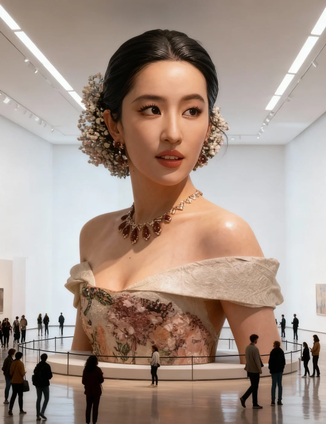 AI艺术展 刘亦菲