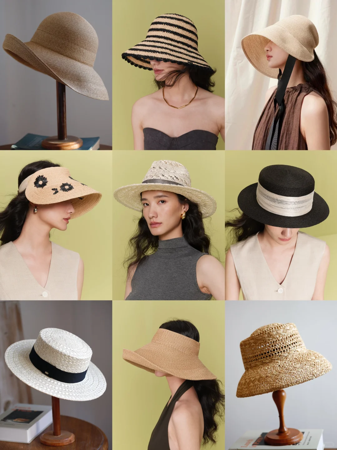 因为这些草帽开始期待夏天！?遮阳又加分！