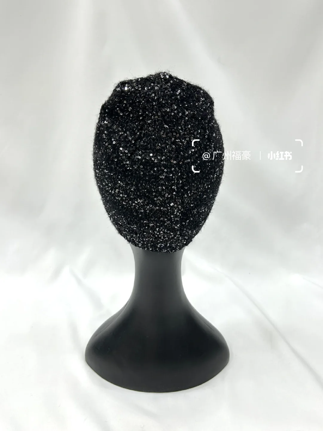 广州帽子工厂?亮片针织帽定制