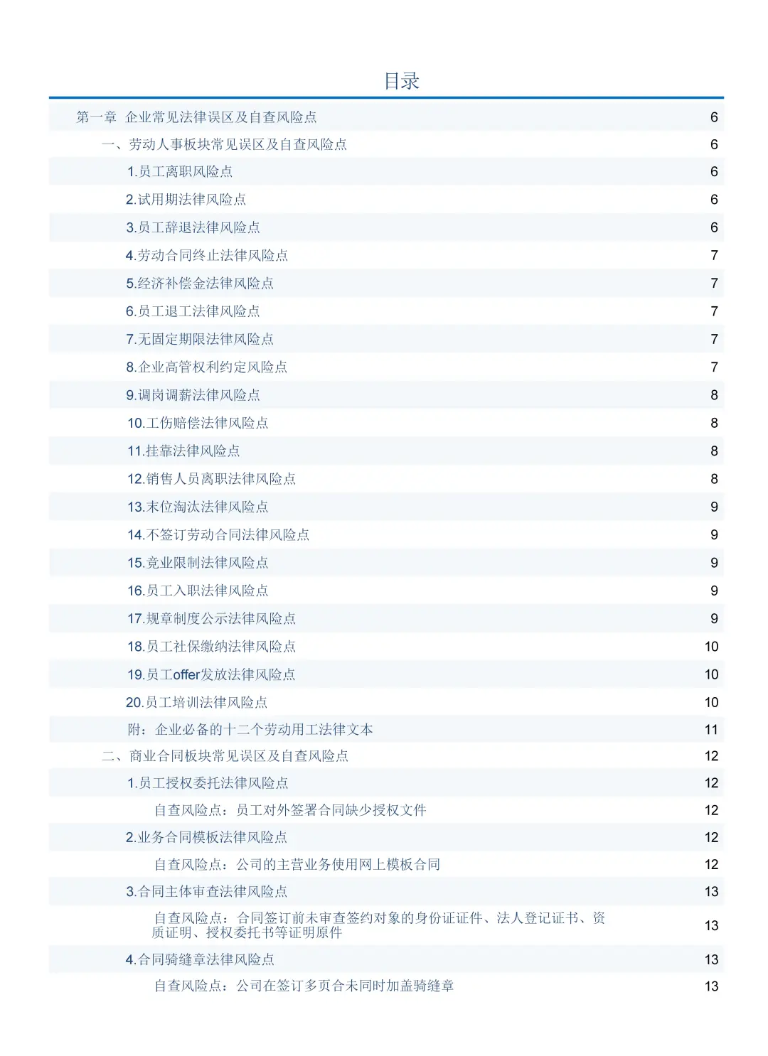 ?【合规必备】中小企业法律风险自查手册