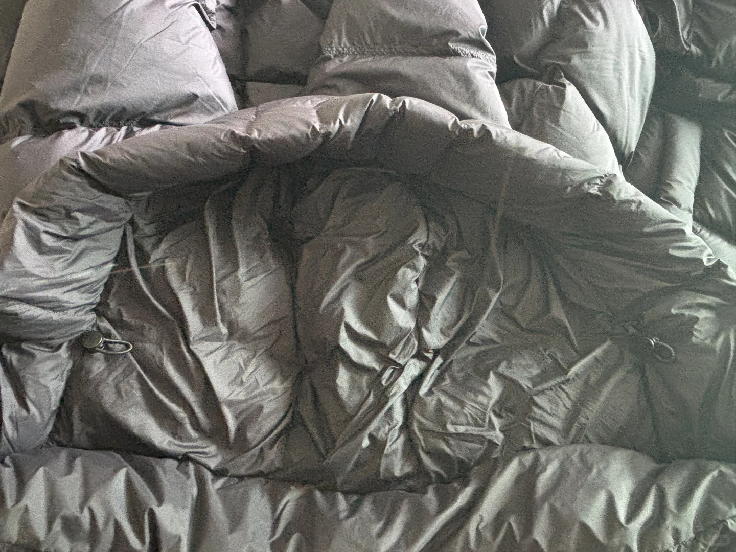 羽绒服收货实物点评