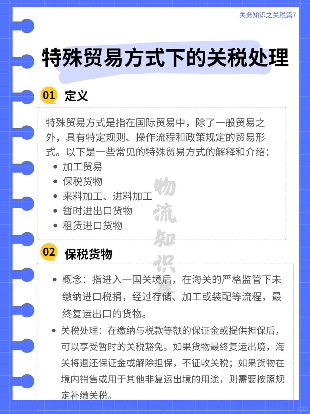 关务知识之关税篇7