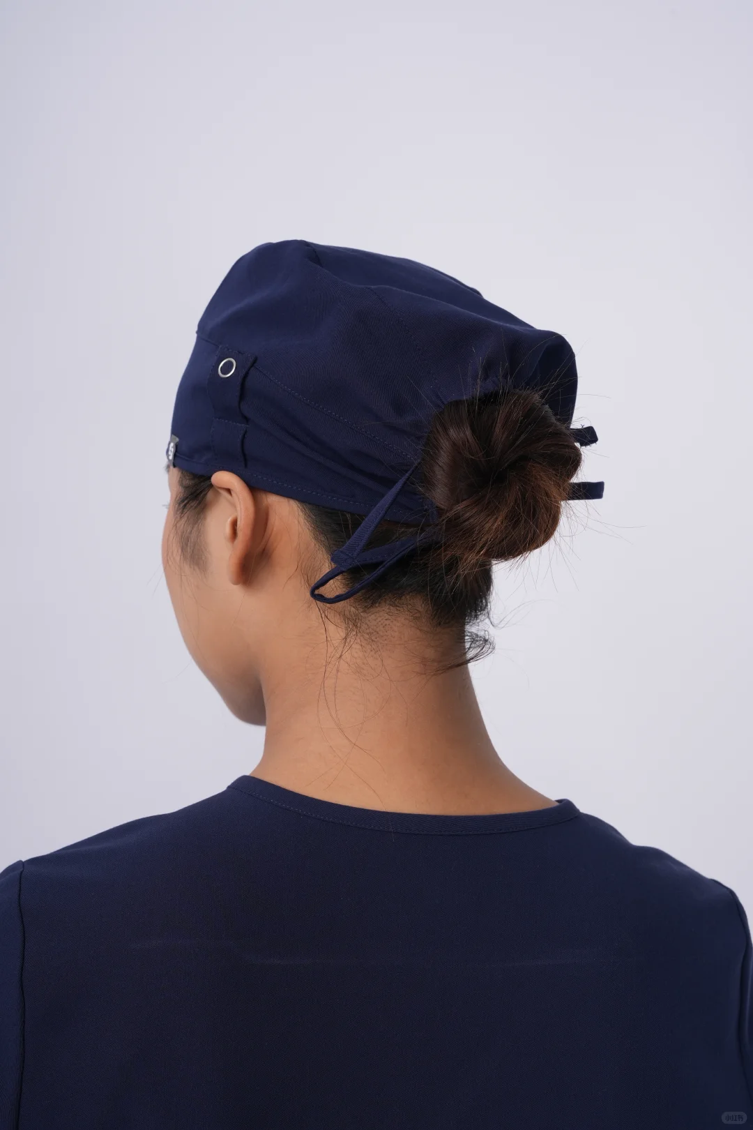 藏青手术帽｜防勒耳+调节带的神仙细节！