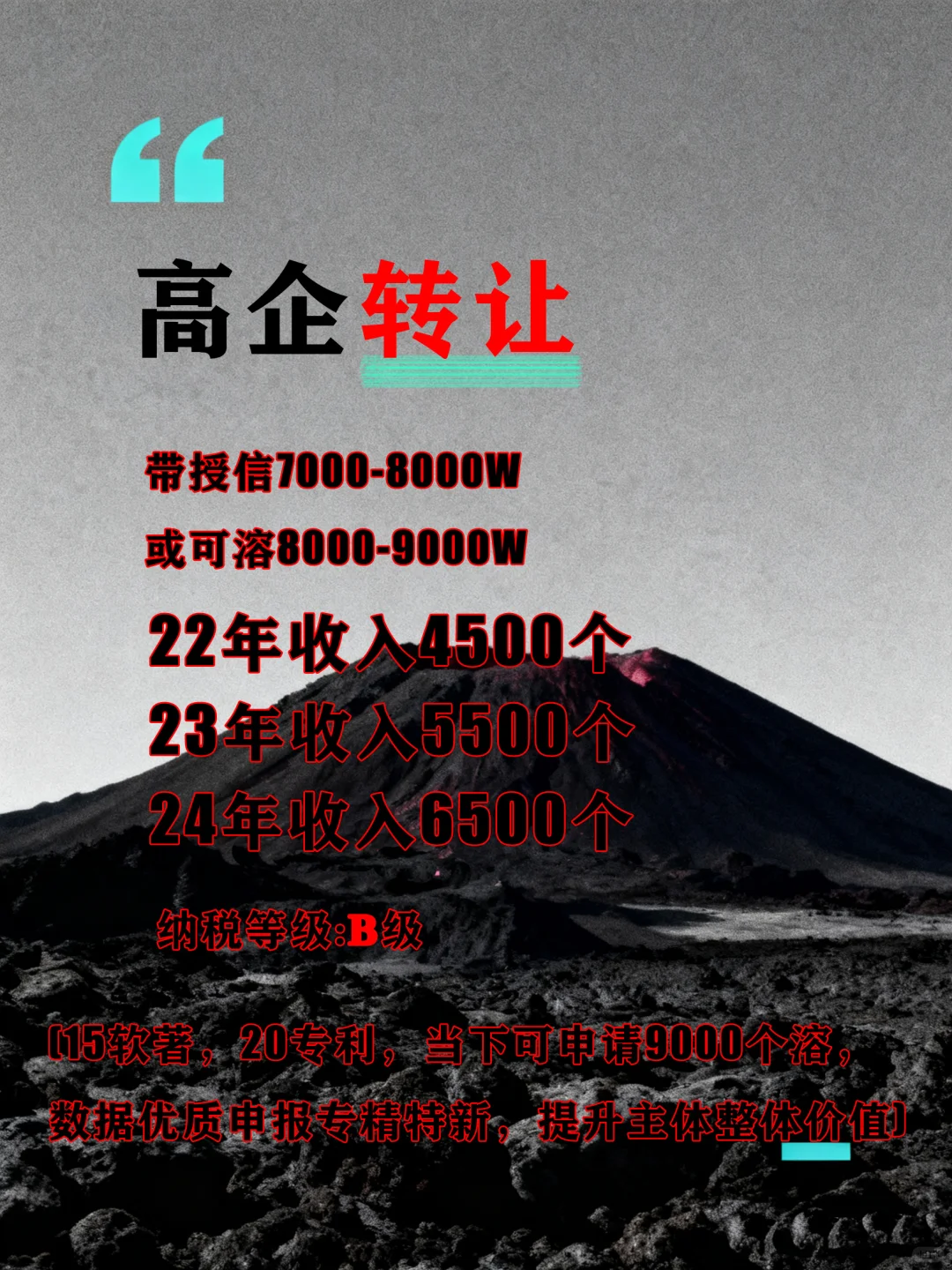 高新科技公司转让?