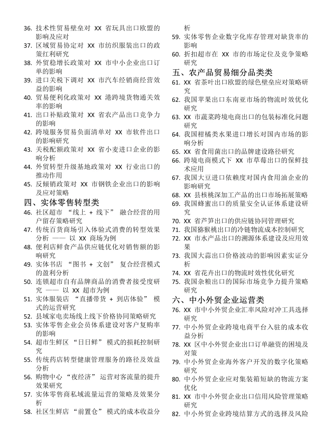 拜托?要让贸易经济专业的同学刷到啊啊啊