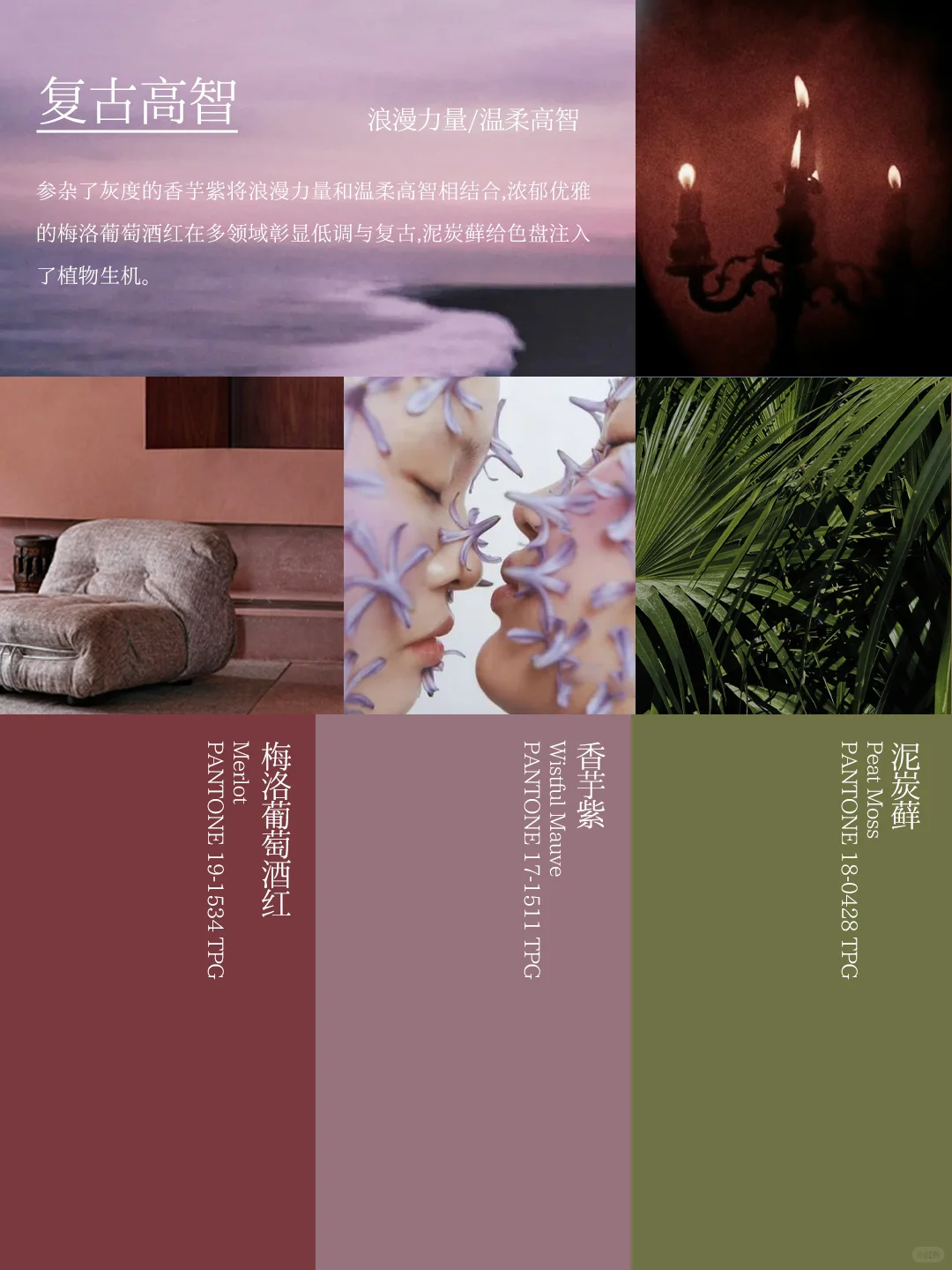 审美提升?2025 针织配色灵感色盘～