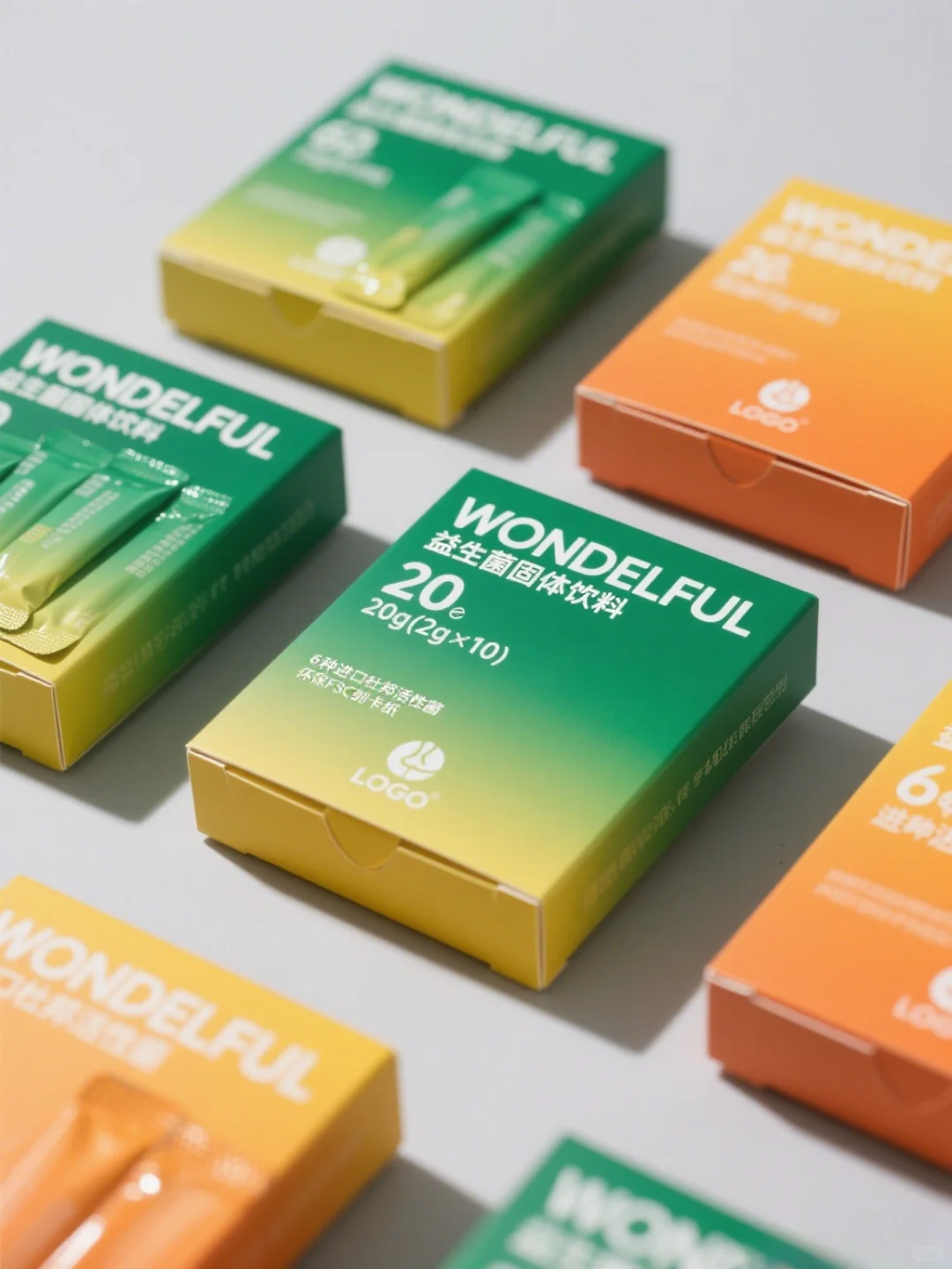 益生菌包装设计分享，健康活力的轻松感