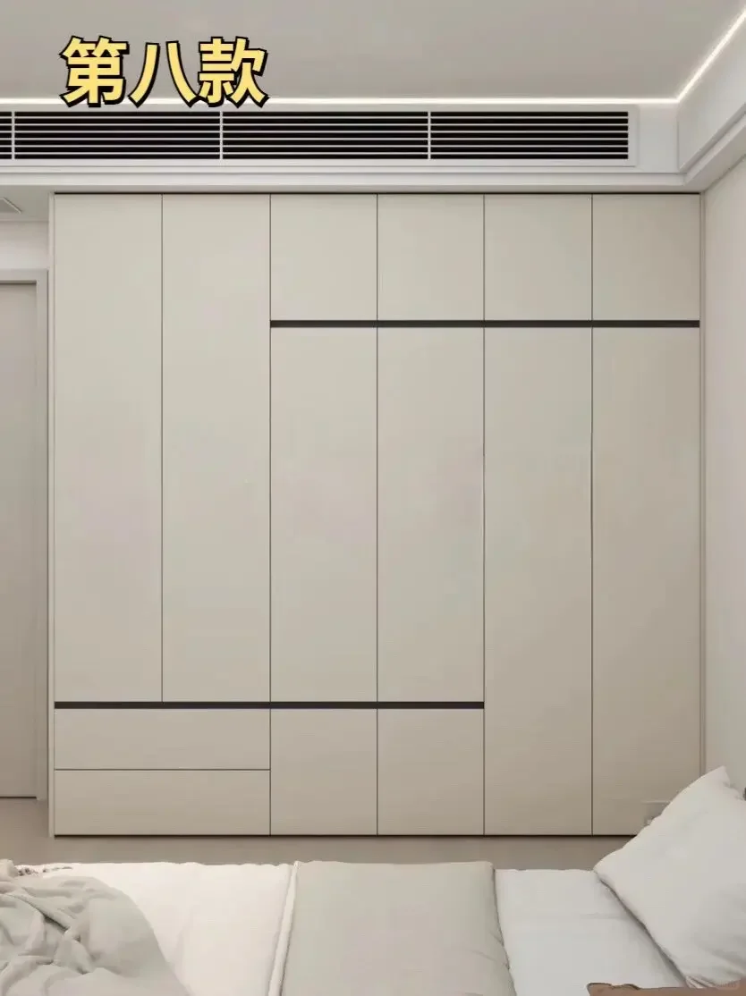 抄作业！25年爆?的9款分段式衣柜设计。