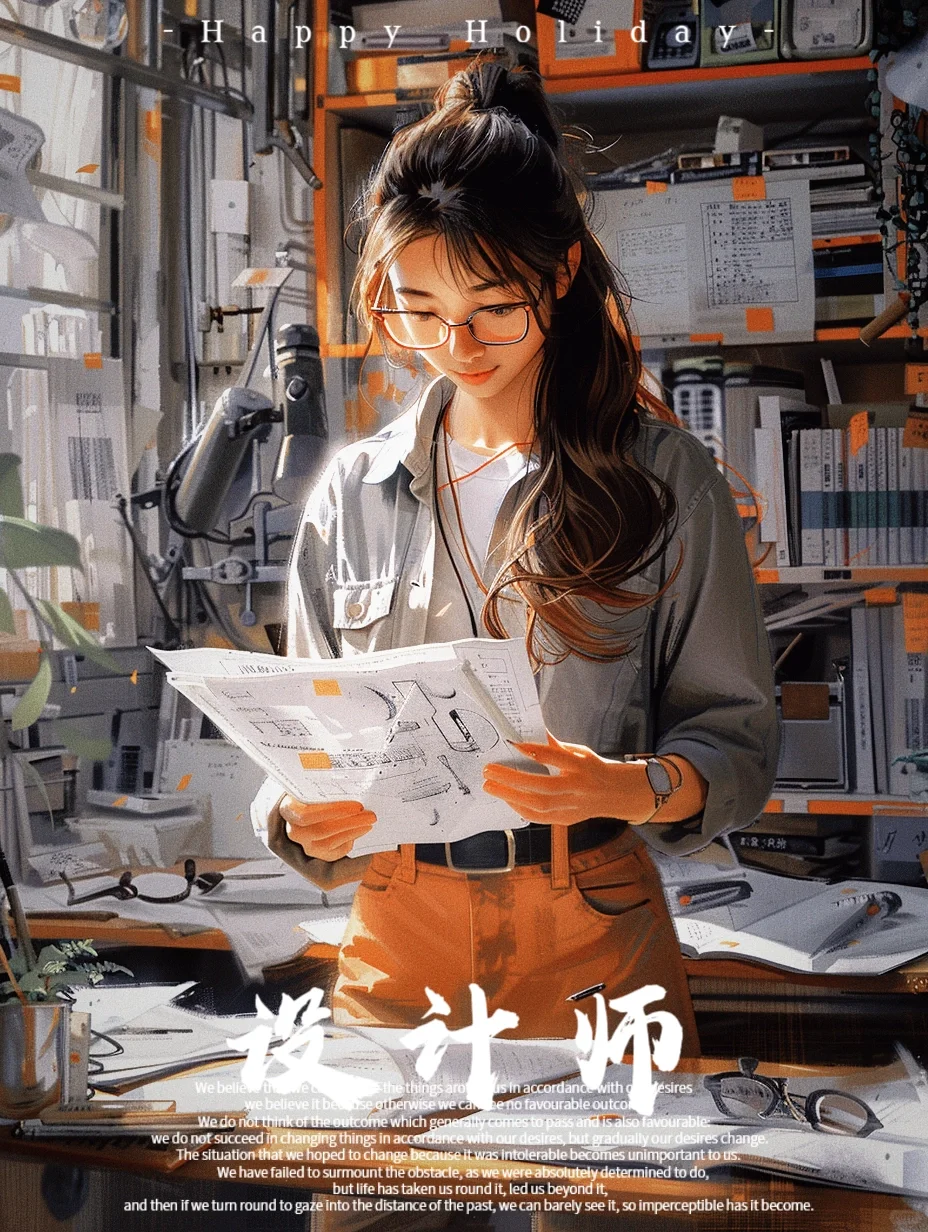 职场人物形象设计,致敬不同行业的劳动者