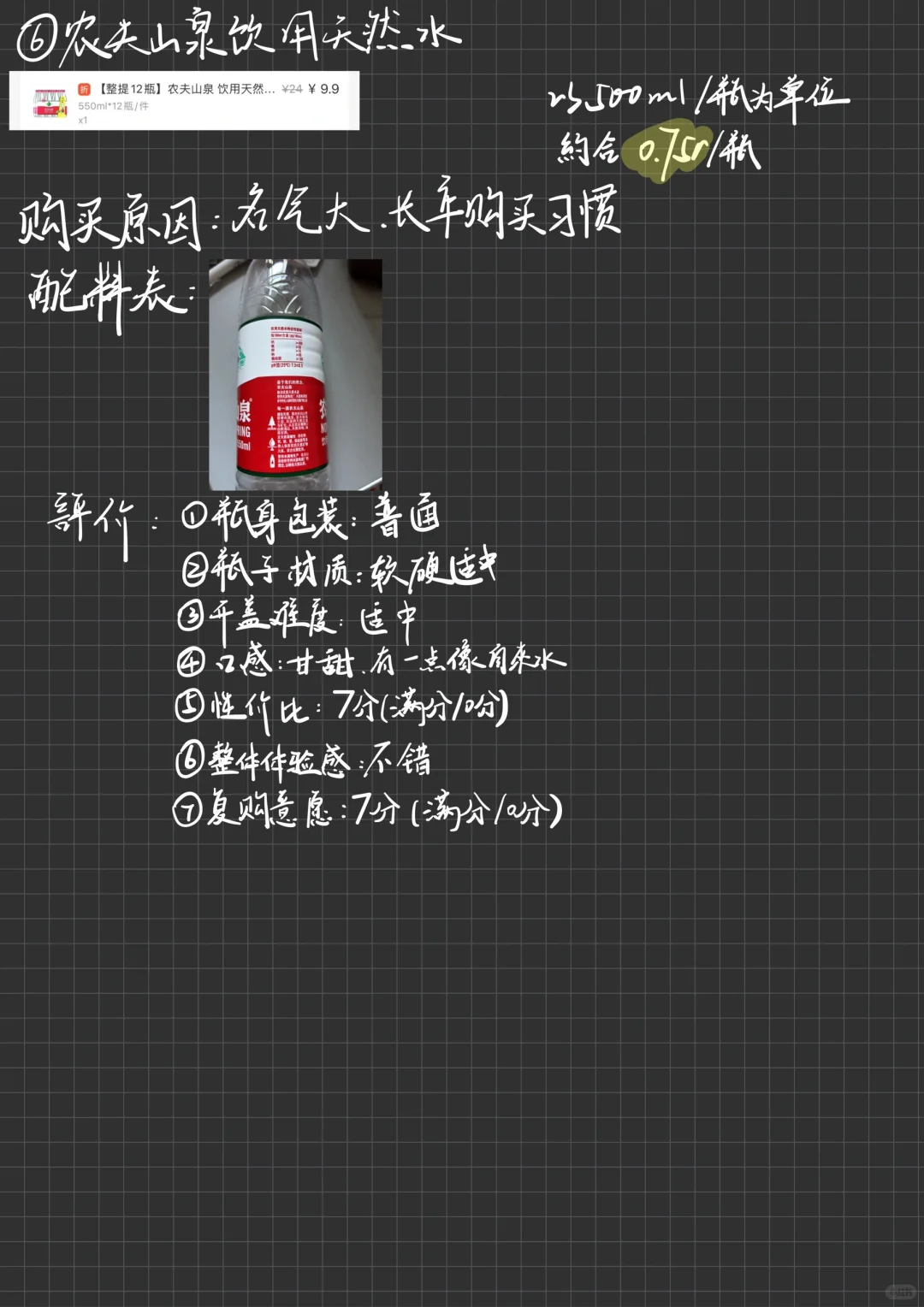 16款矿泉水大测评