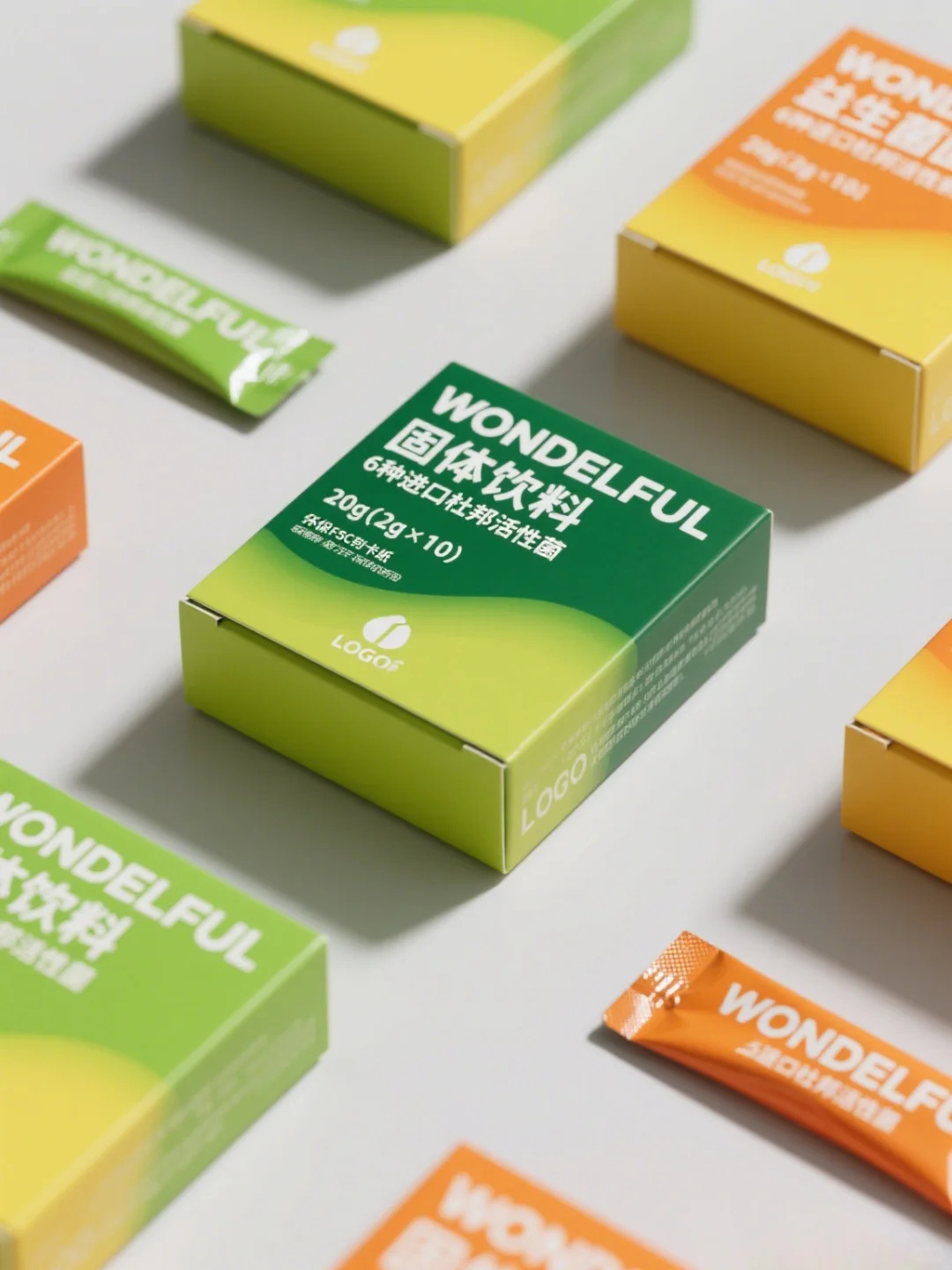 益生菌包装设计分享，健康活力的轻松感