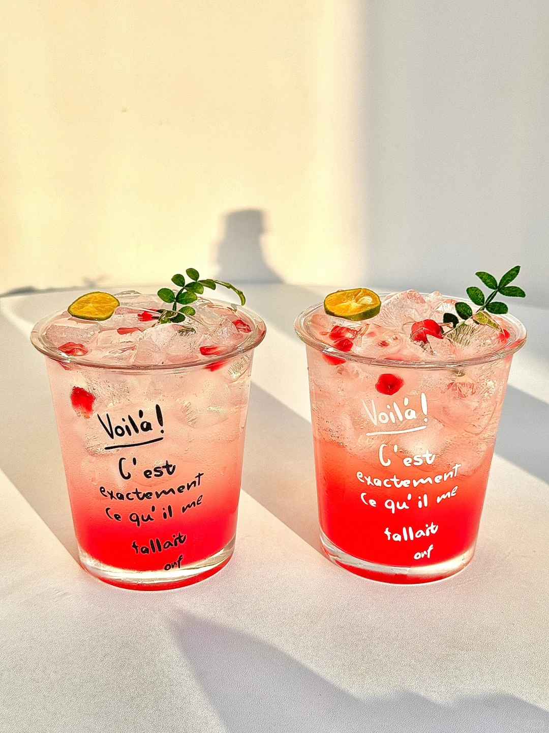 石榴气泡水绝了