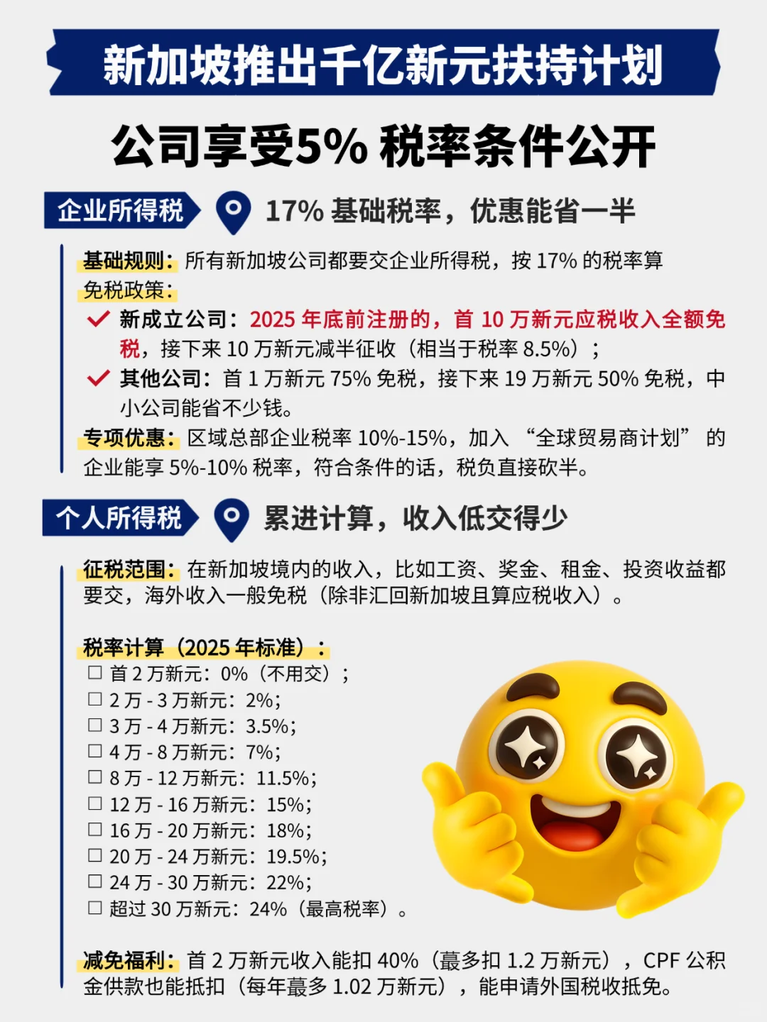 新加坡千亿扶持计划！企业 5% 税率怎么拿？