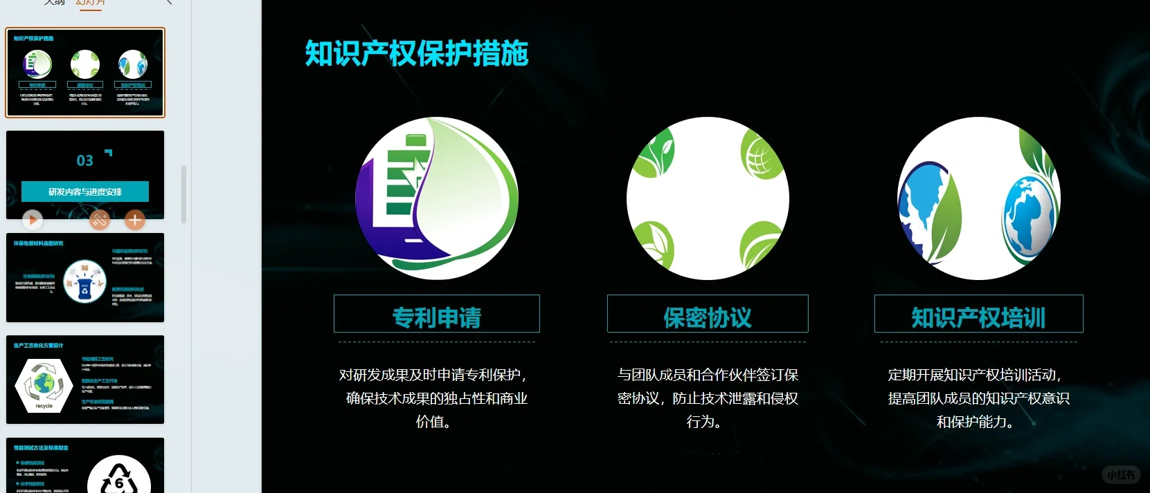 【环保包装材料研发】项目计划书Word➕PPT