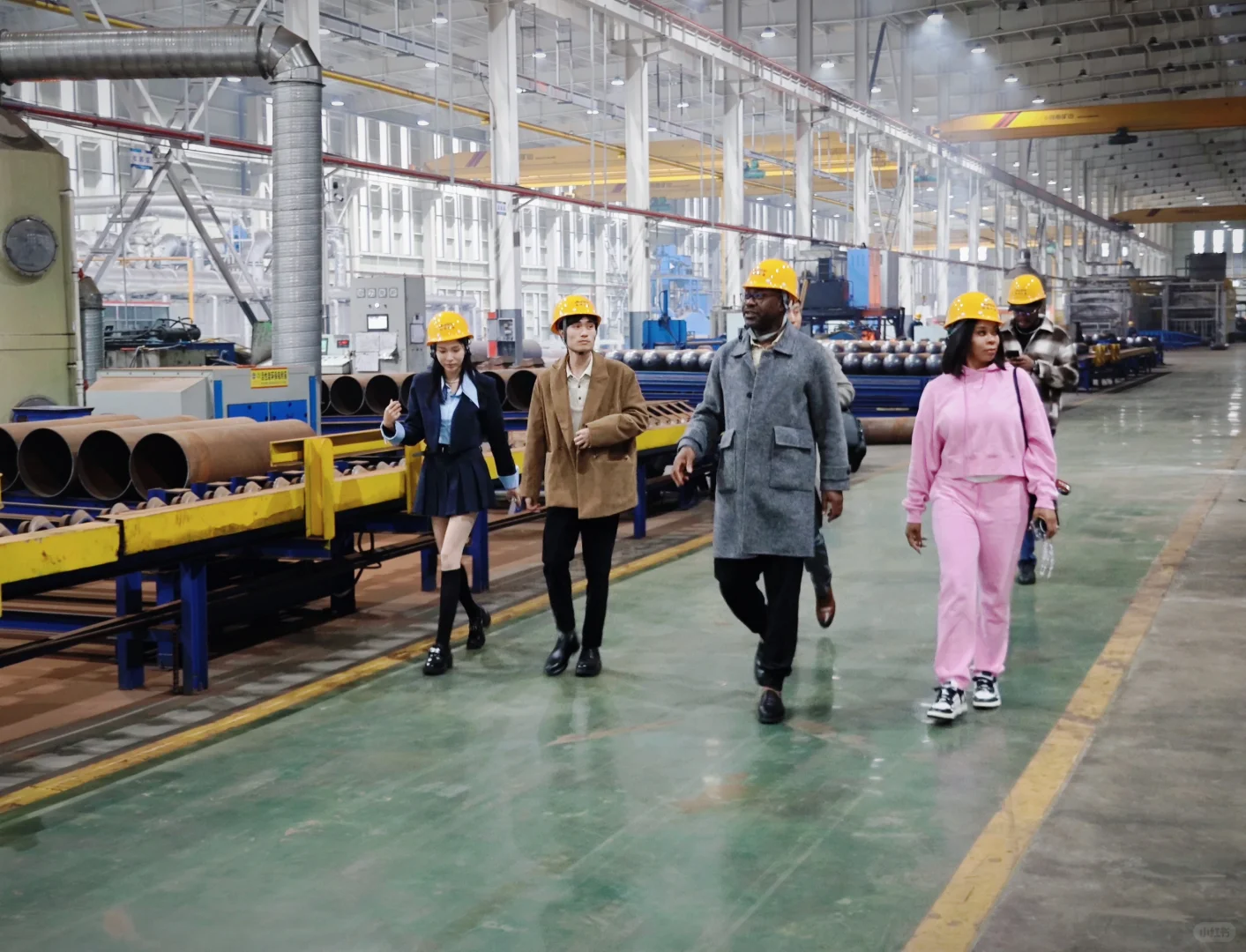 周六非洲客户看厂