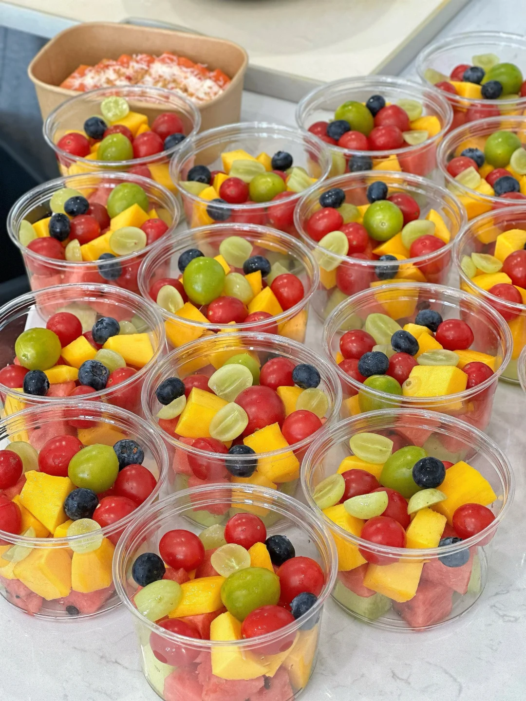 在嘉善｜学校一人份水果杯