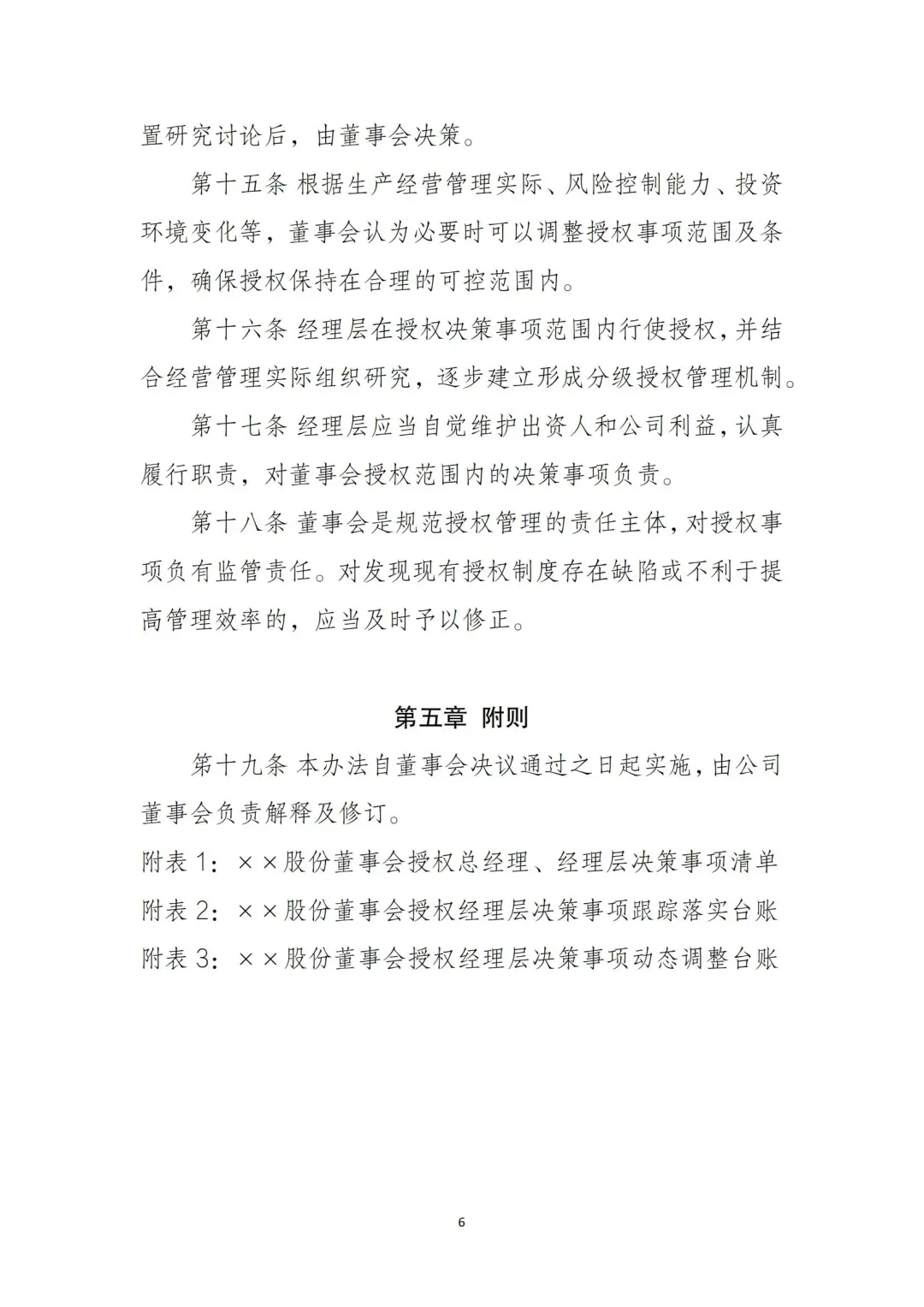 国企合规｜董事会授权经理层决策管理办法