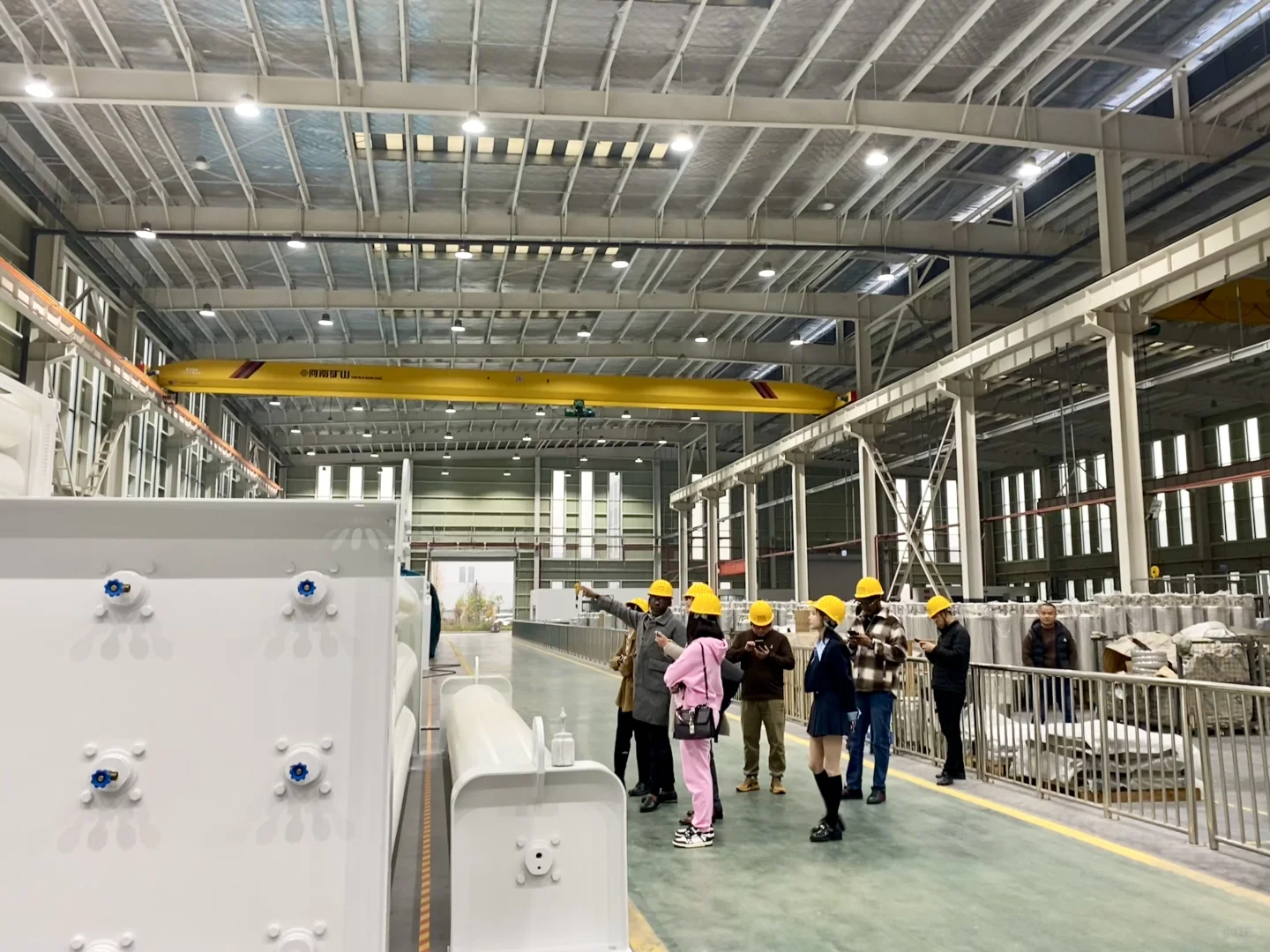 周六非洲客户看厂