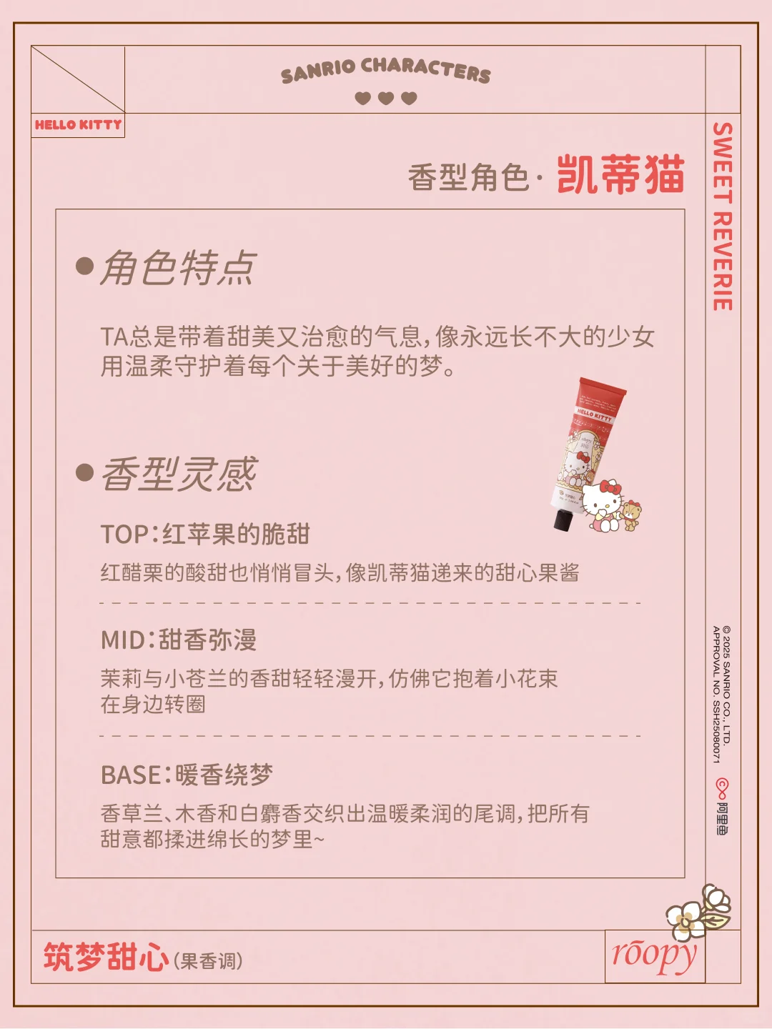 香型档案｜凯蒂猫的甜香魔法?