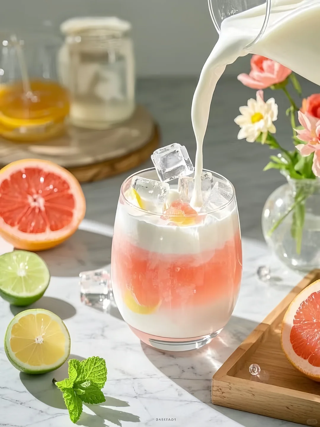 安卓也能出live图了｜ins风西柚柠檬茶教程