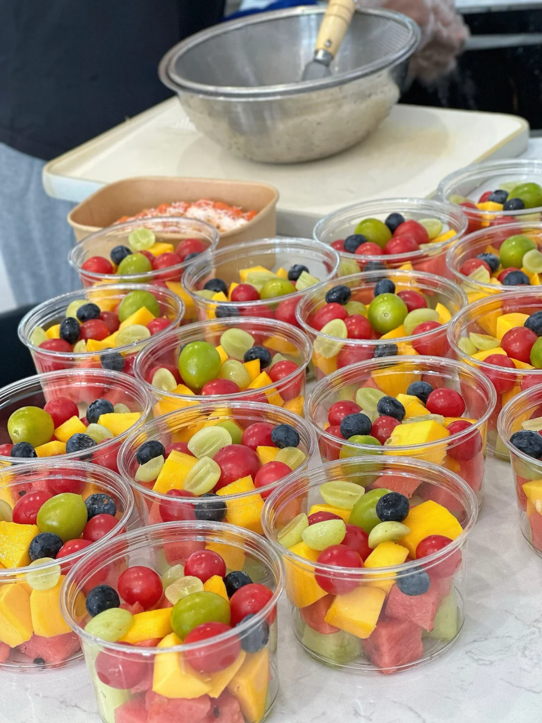 在嘉善｜学校一人份水果杯