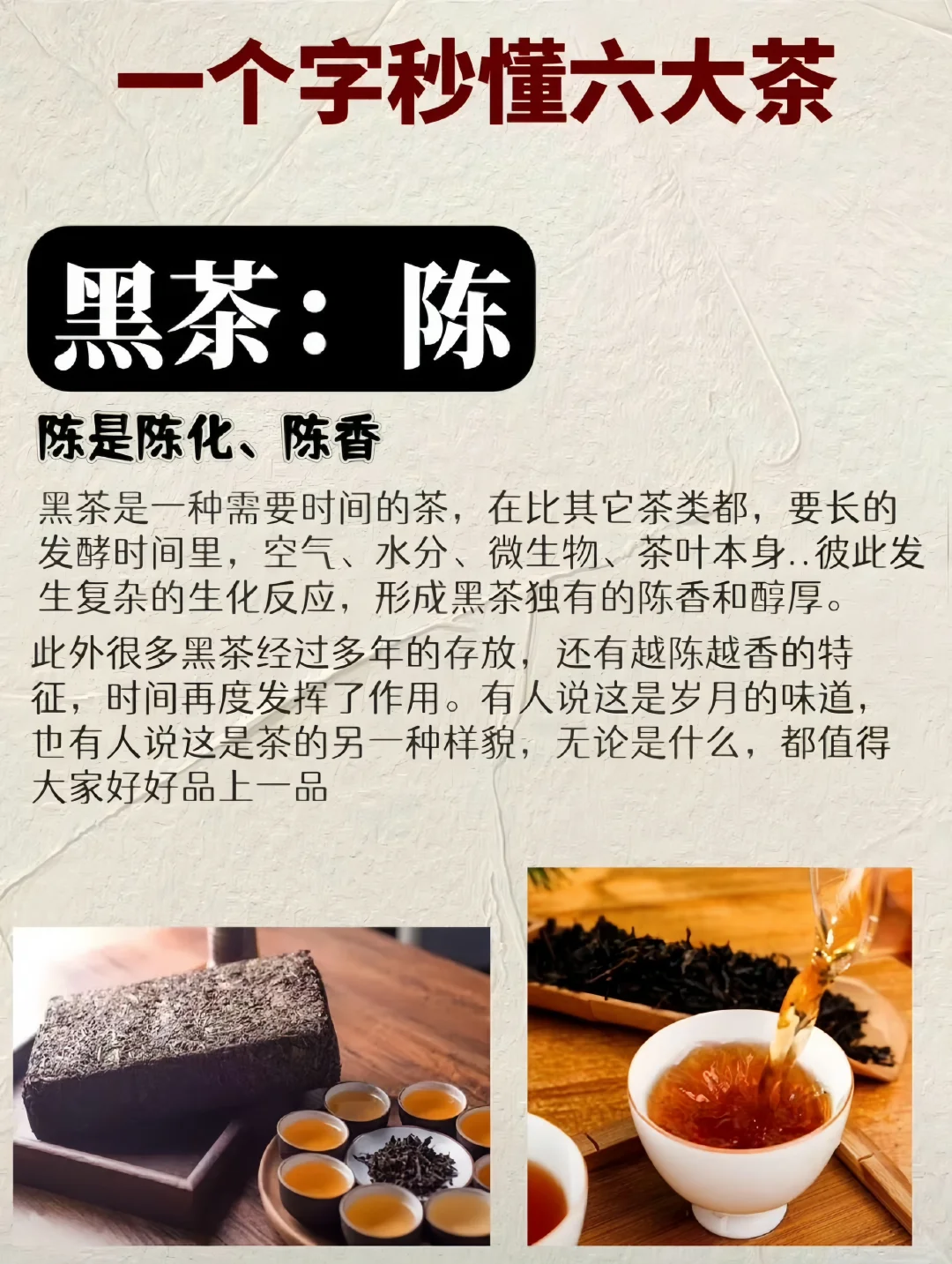 一个字秒懂六大茶类，小白速进！