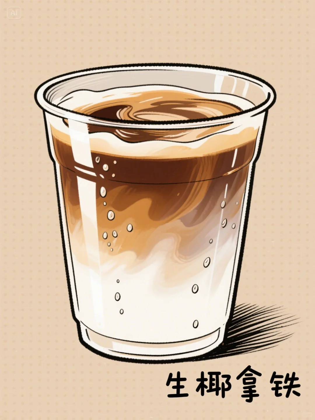 果汁插画，来啦！榨汁的快乐